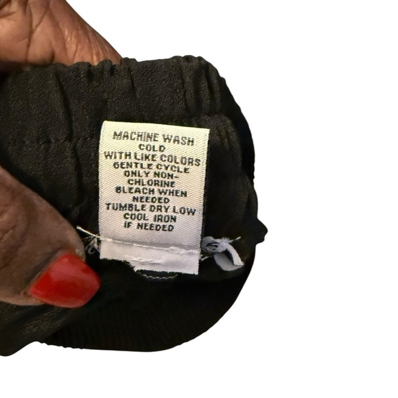 SABRINA LAUREN Superpleat Raw Hem Wide Leg Drawstring Waist Pull on Pant sz 2X - Picture 4 of 7